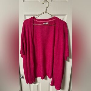 Croft & Barrow Women's Pink Button Up Cardigan